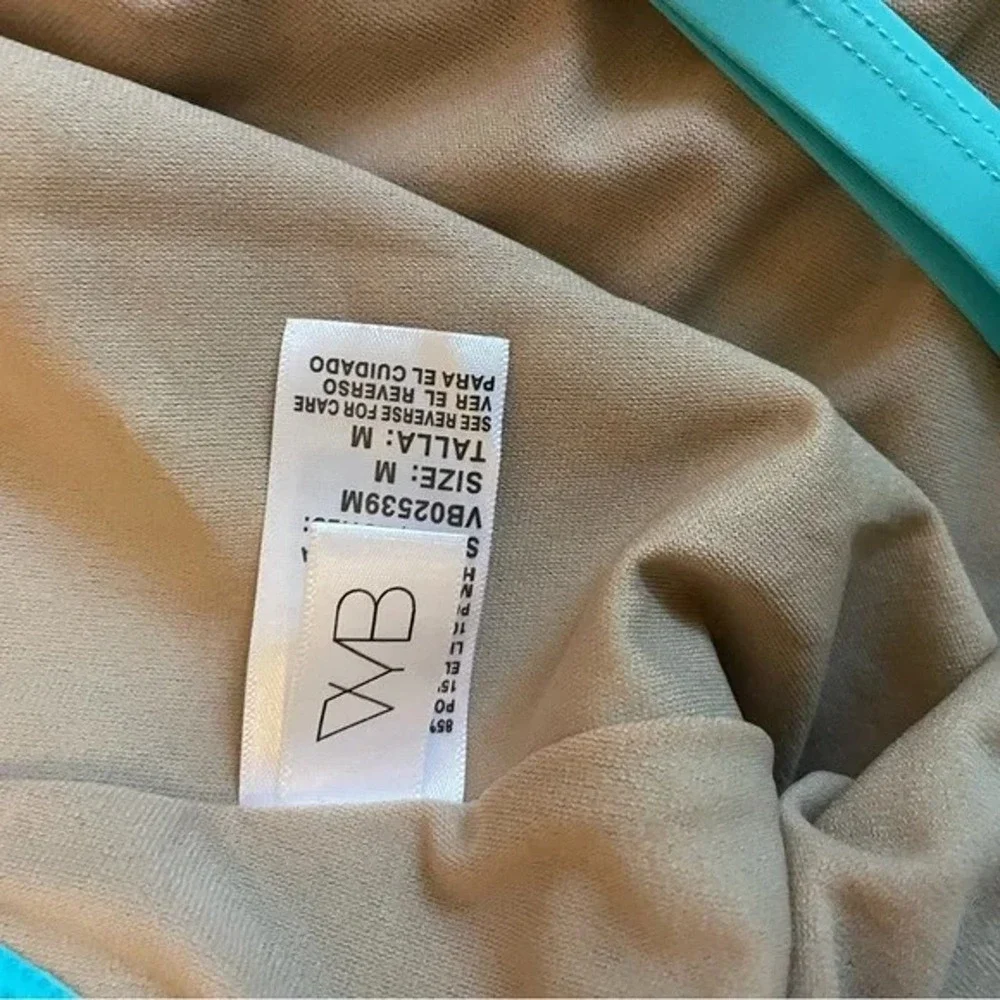 PieceVYB! T-Back Swimsuit‎ NWOT blue tea